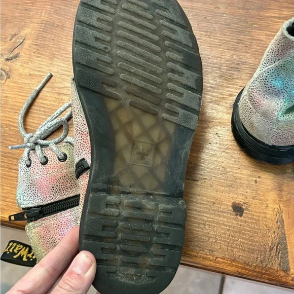 Dr. Marten’s 1460 Pascal Rainbow Kids Boot - Picture 6 of 9